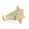 14k Yellow Gold Zircon Star Ring 6