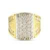 Men's 14k Yellow Gold Square Ring 5