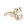 14k Rose Gold Square Diamond Ring 4