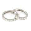 18k White Gold Diamond Hoop Earrings 5