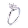 Women's 14K White Gold Marquise Cut Diamond Ring 4