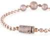 14k Gold Diamond Anti Stress Ball Bracelet 8