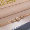 14k Gold Diamond Anti Stress Ball Bracelet 10