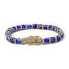 Blue and gold decorative bracelet