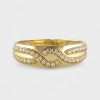 Men's 14k Yellow Gold Engagement Band Ring 4 Engagement Band Ring