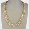 10k Yellow Gold Full Diamond Prong Setting Chain 5