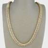 10k Yellow Gold Full Diamond Prong Setting Chain 5