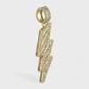 10k Yellow Gold Diamond Ray Pendant 5 Ray Pendant