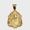Men's 14k Yellow Solid Gold Saint Medal 4 Saint Medal