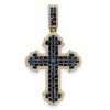 Jewelry cross pendant with gemstones