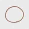 10K Rose Gold Full Diamond Prong Setting Chain 7