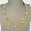 Men's 14k Yellow Gold Hollow Monaco Chain 4 14k Yellow Gold Hollow Monaco Chain