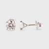 14K White Gold LAB Grown Diamond Earring Studs 6