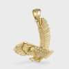 14k Yellow Gold Eagle Pendant 6 14k Yellow Gold Eagle Pendant