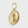 10k Yellow Gold Diamond San Lazaro Pendant 5 10k Yellow Gold Diamond San Lazaro Pendant