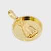 14k Yellow Gold Virgen de Regla Medal