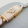 10k Yellow Gold Diamond Two Tones Prong Setting Chain