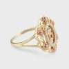 14k Yellow Gold Fifteen Lady Ring 6