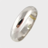 Women's 10k White Gold Band Ring 3 Band Ring