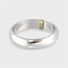 Women's 10k White Gold Band Ring 4