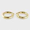 14k Yellow Gold Fancy Hoops
