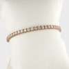 14k Rose Gold LAB Diamond Tennis Bracelet 5