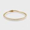 14k Yellow Gold LAB Diamond Tennis Bracelet