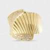 14k Yellow Gold Fancy Layers Ring 5 14k Yellow Gold Fancy Layers Ring