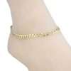 14k Yellow Gold Corte Brillo Anklet 4