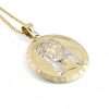 10k Yellow Gold Fancy Jesus Face Pendant 6