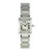 Silver Cartier watch with Roman numerals