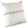 Gold bracelet with diamond accents