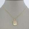 14k Yellow Gold Diamond David Star Pendant Chain 4 Gold necklace with star pendant
