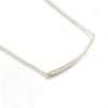 Gold necklace with diamond accents