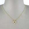 14k Yellow Gold Star of David Chain 5 Gold necklace with star pendant