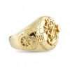 Gold ring with nautical design
