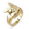 Men's 14k Yellow Gold Eagle Ring 4 Gold ring with eagle design