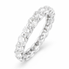 14k White Gold Diamond Eternity Ring