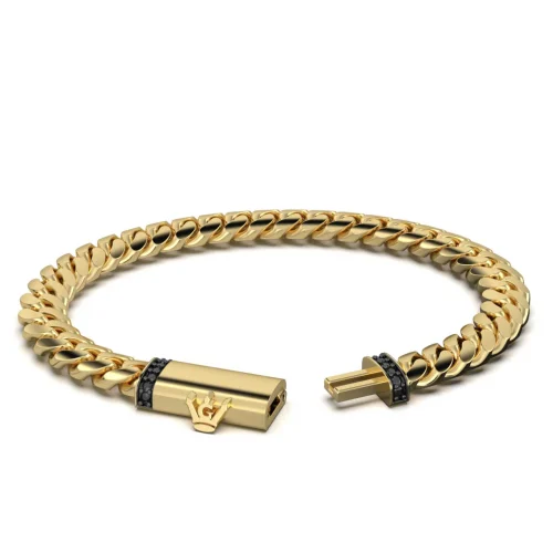 Home 5 Gold chain bracelet with clasp