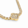 Elegant gold and diamond necklace.