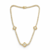 Elegant gold and diamond necklace