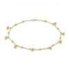 14k Yellow Gold Fancy Little Ball Bracelet 4