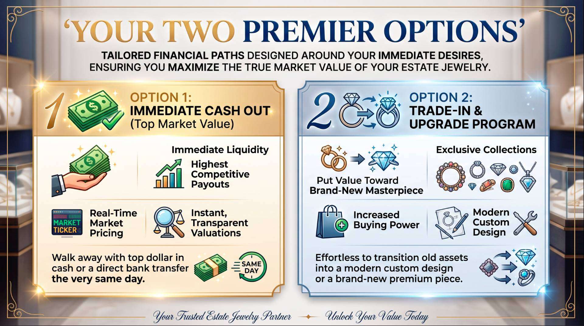 Jewelry selling options and benefits