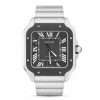 Cartier Santos Stainless Steel Black Dial - Pre-Owned