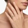 Elegant ring on a woman's hand