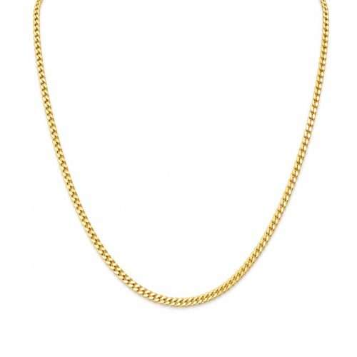 Home 41 10K Yellow Gold Corte Brillo Chain