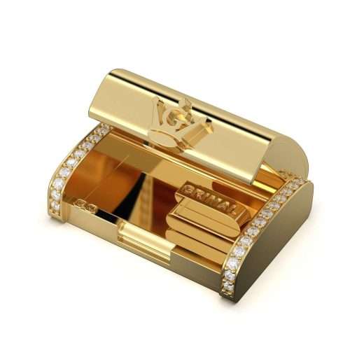 Home 46 Lock 23mm 14K OPEN .110