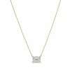 Elegant gold necklace with diamond pendant