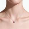Elegant necklace with a diamond pendant