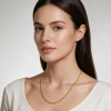 10K Yellow Gold Corte Brillo Chain
